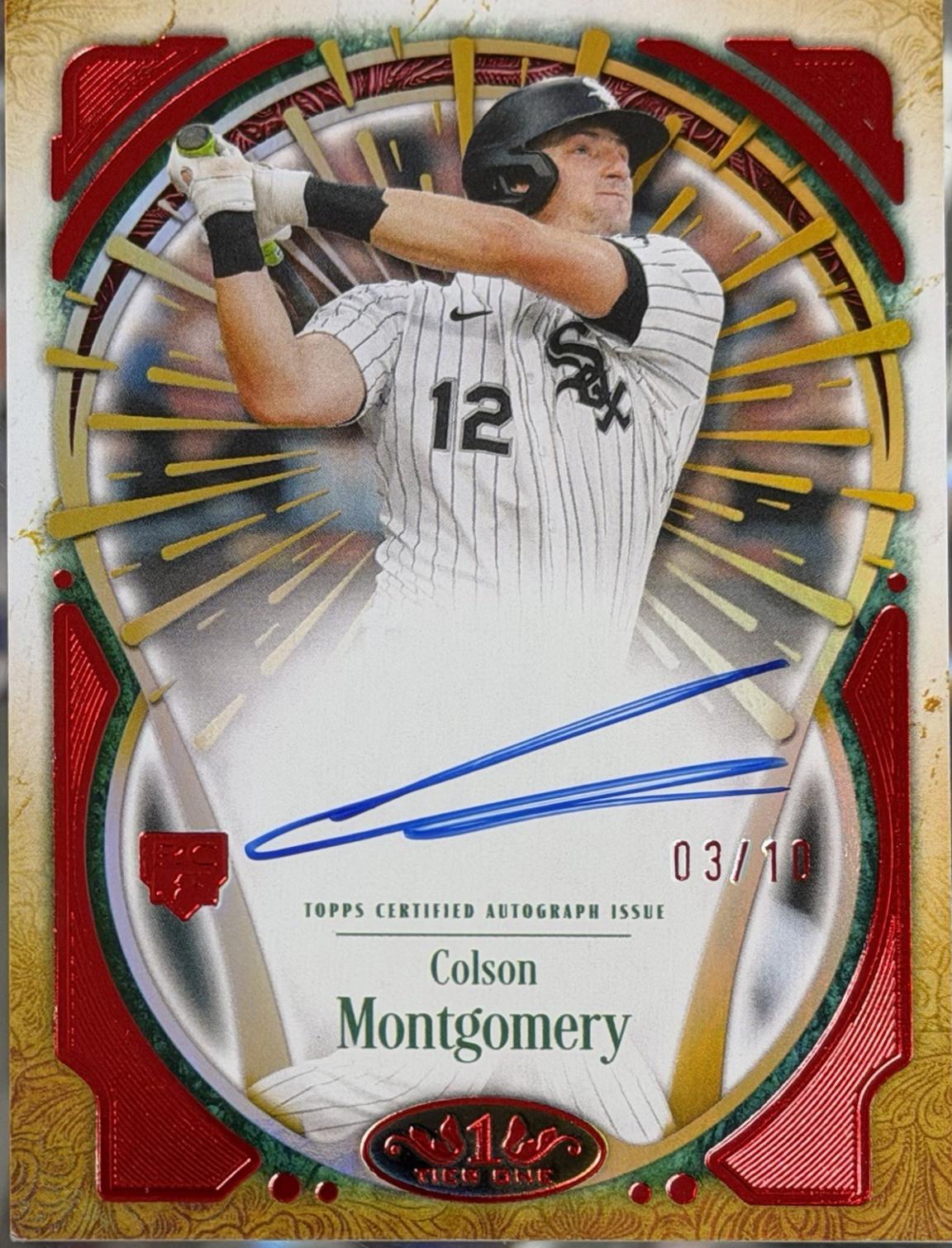 Colson Montgomery #T1XA-CMO 2026 Topps Tier One Baseball Tier One Xplosion Autographs