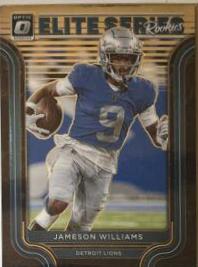 Jameson Williams #ESR-10 Football Cards 2022 Panini Donruss Optic Elite Series Rookies