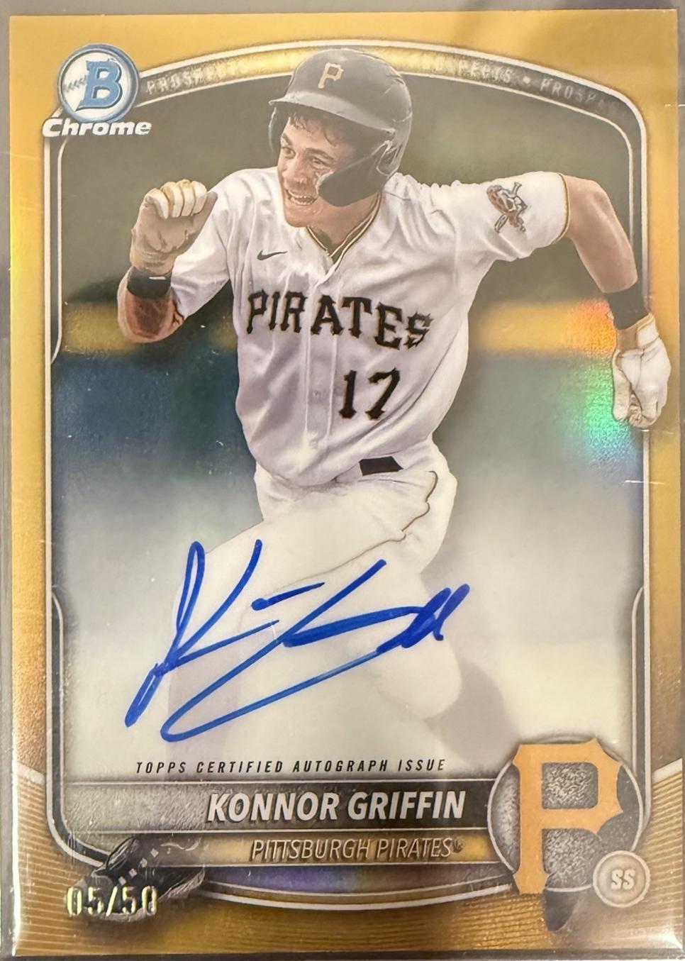 Konnor Griffin [Gold] #CPA-KG Prices | 2025 Bowman Chrome Prospect