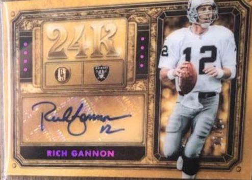 Rich Gannon [Sapphire] #24K-RG