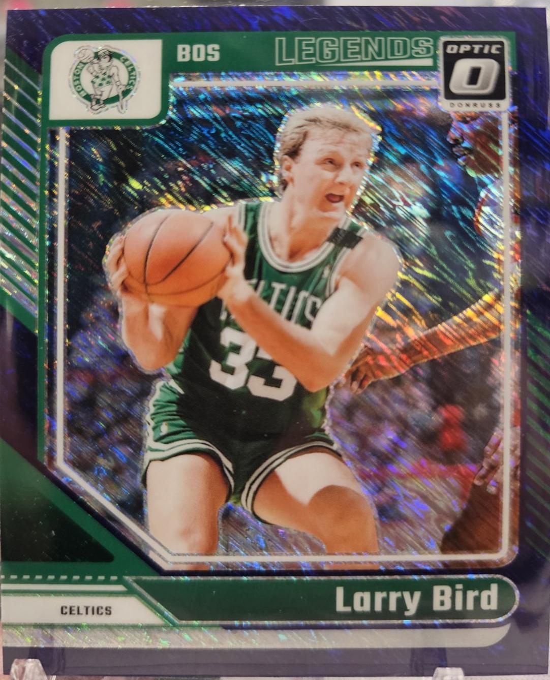 2024 Panini Donruss Optic Larry Bird [Purple Shock] #243 card