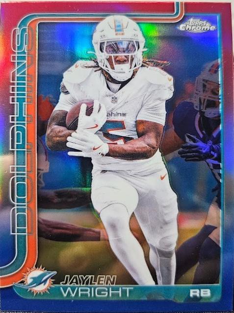 Jaylen Wright [Red White Blue Refractor] #190
