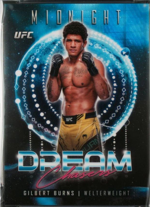 Gilbert Burns #DC-19 Ufc Cards 2024 Topps Midnight UFC Dream Chasers
