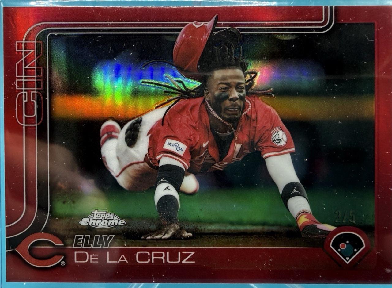 Elly De La Cruz [Red Refractor] #USC189 Prices | 2025 Topps Chrome