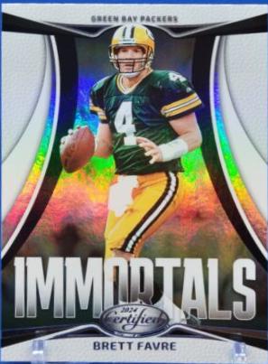 Brett Favre #4 Football Cards 2024 Panini Certified Immortals