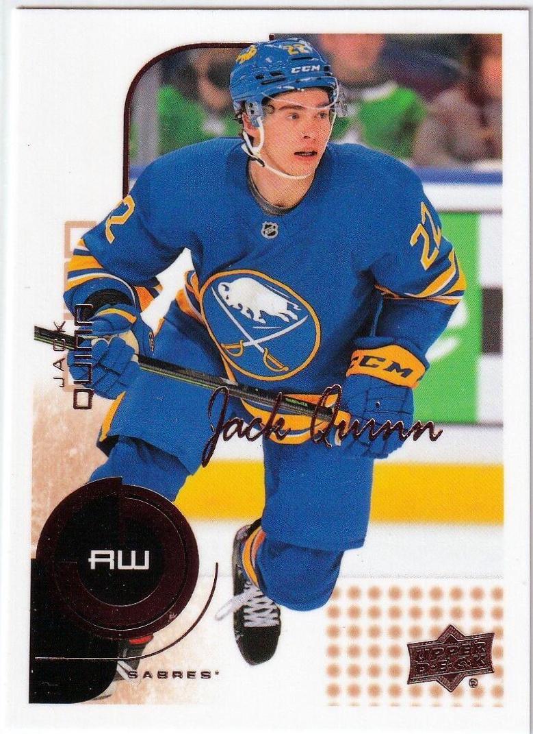 Jack Quinn #100 2022-23 Upper Deck MVP Hockey 20th Anniversary