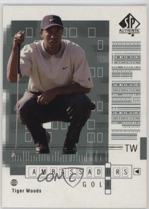 Tiger Woods #66SPA 2002 Sp Authentic Golf