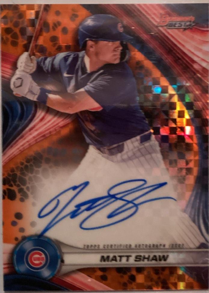 Matt Shaw [Orange Refractor] #B24-MS