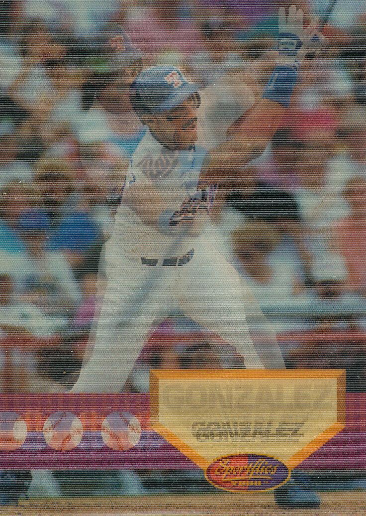 Juan Gonzalez #35 Baseball Cards 1994 Sportflics 2000