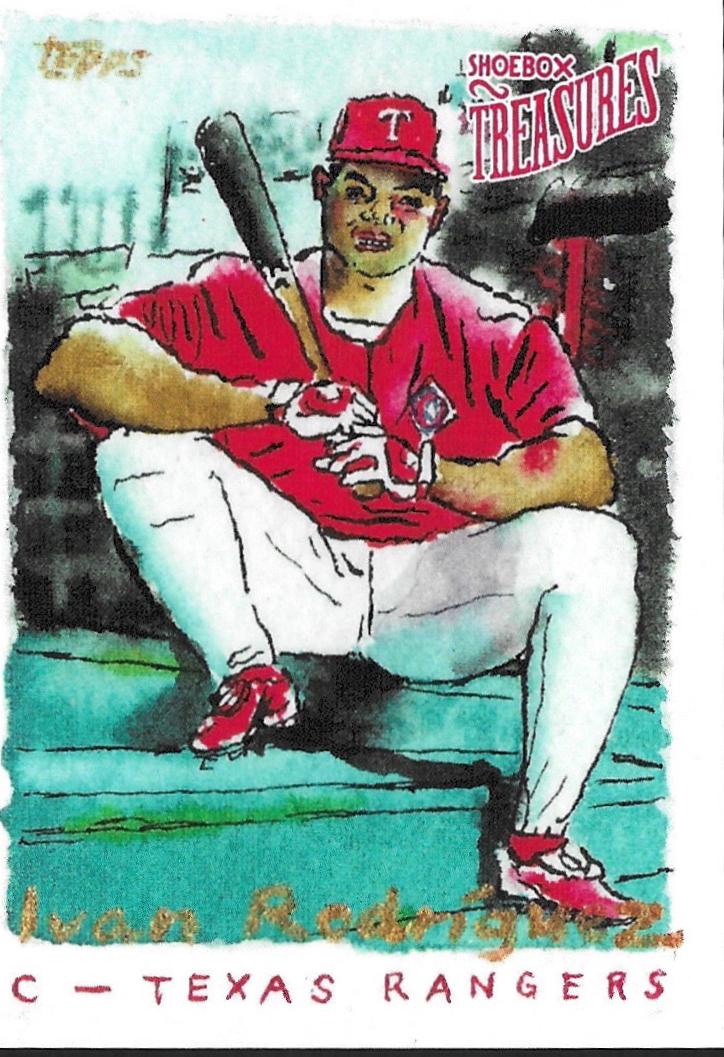 Ivan Rodriguez [Shoebox Treasures Stamp] #82
