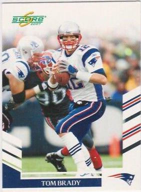 Tom Brady #155 Football Cards 2007 Panini Score