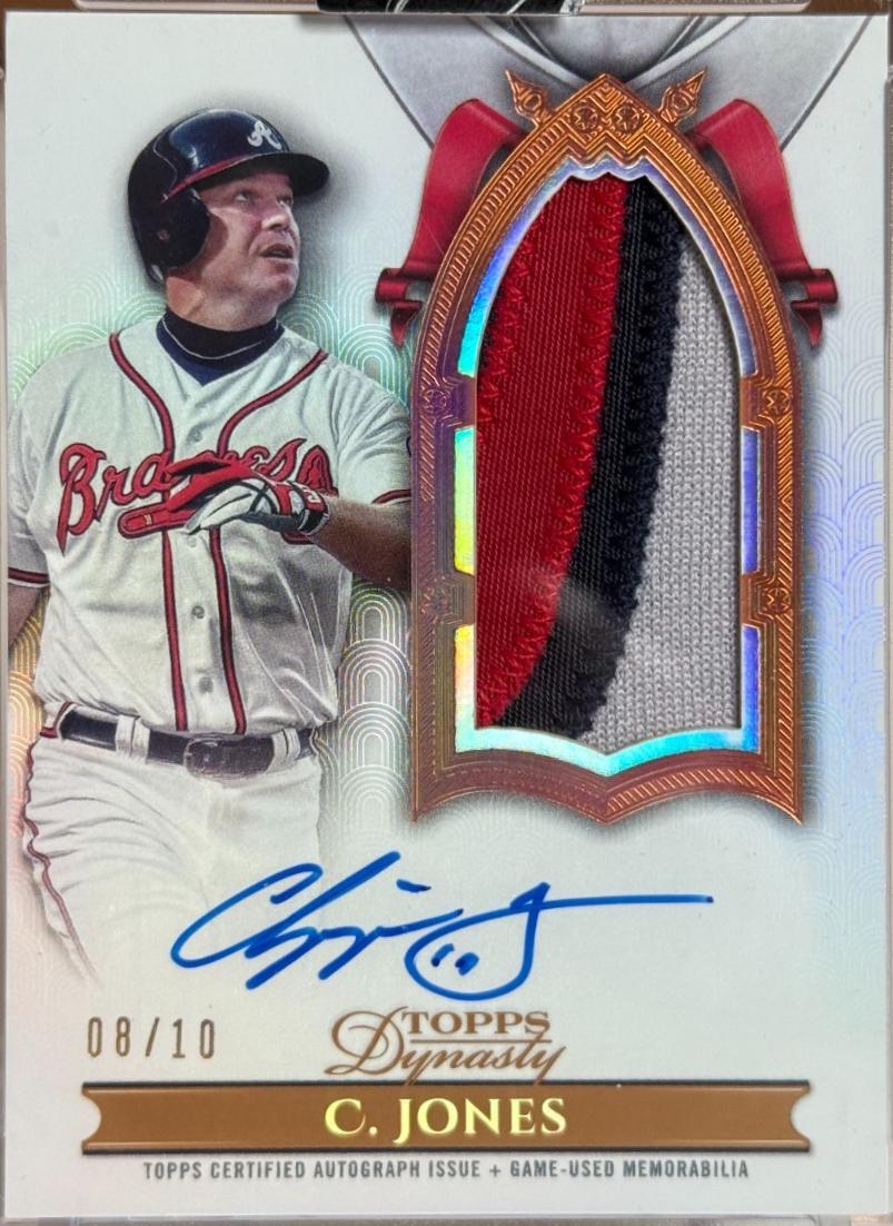 Chipper Jones [Autograph Patch] #DAP-CJ3