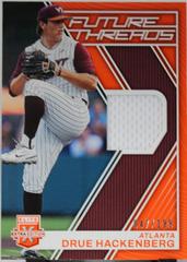 Drue Hackenberg [Orange] #FT-DH Baseball Cards 2023 Panini Elite Extra Edition Future Threads Prices