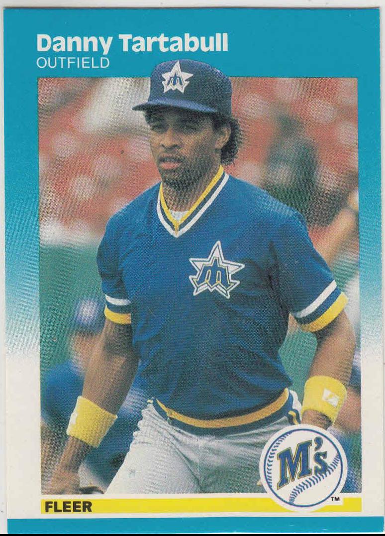 Danny Tartabull #598 Baseball Cards 1987 Fleer