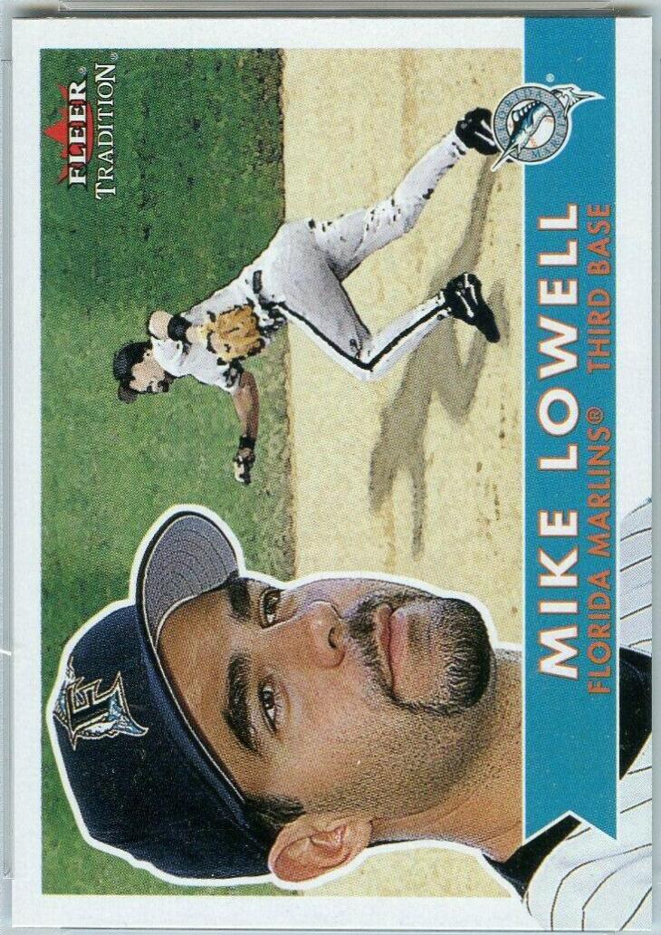 Mike Lowell #185 Baseball Cards 2001 Fleer