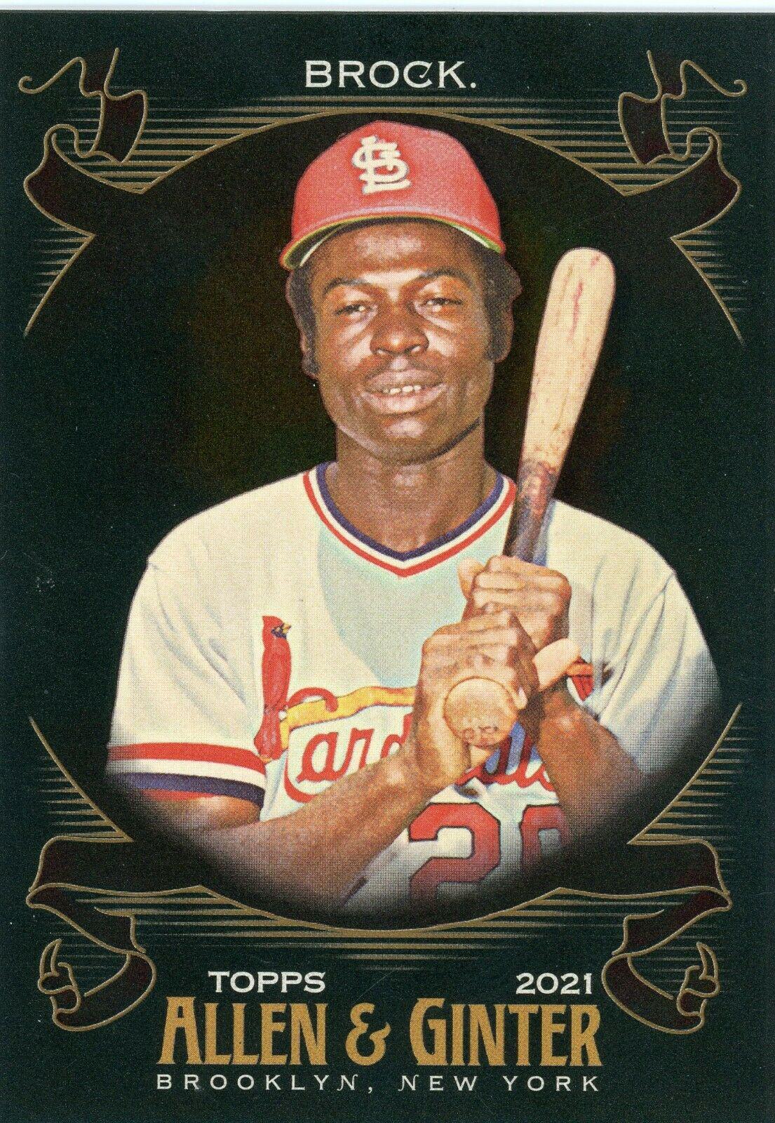 Lou Brock #144 2021 Topps Allen & Ginter Baseball