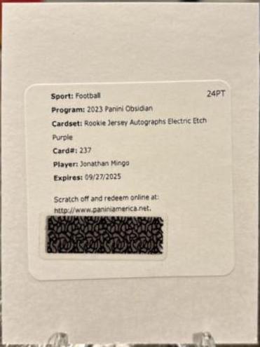 Jonathan Mingo [Yellow Electric Etch] #112