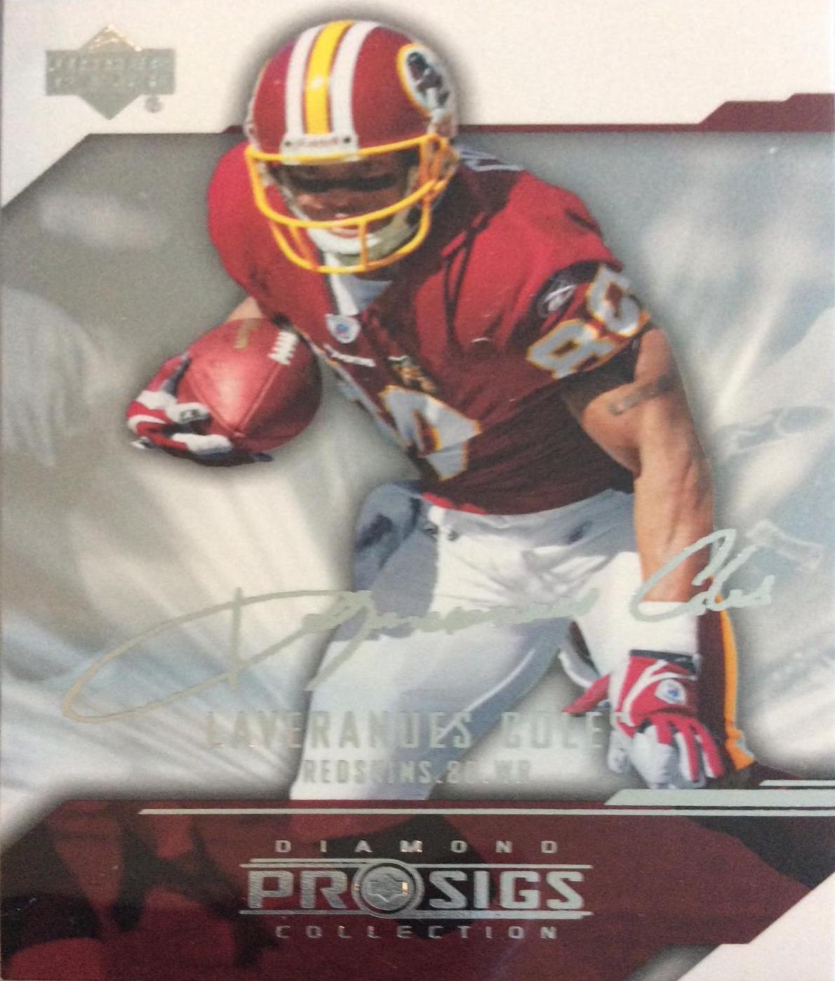 Laveranues Coles #89 2004 Upper Deck Diamond Pro Sigs Football
