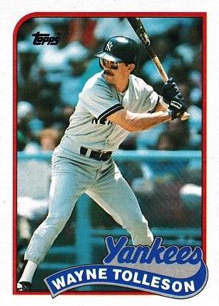 1989 Topps Wayne Tolleson #716 card
