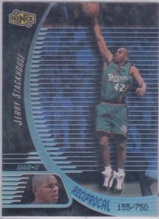 Jerry Stackhouse #R22 Basketball Cards 1998 Upper Deck Ionix Reciprocal