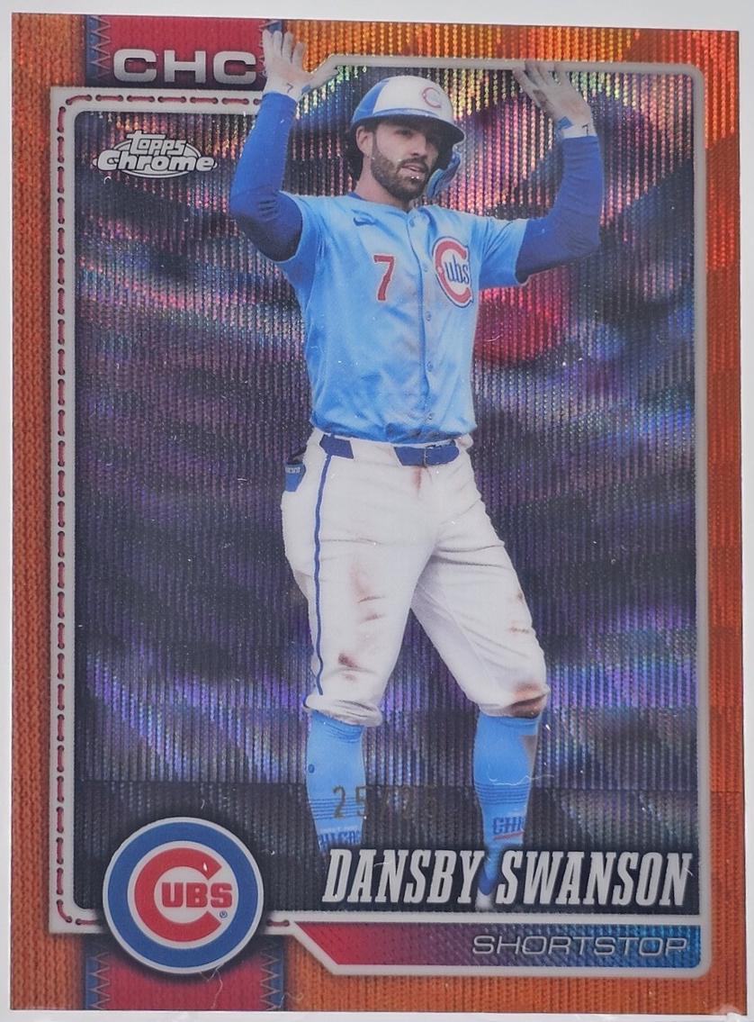 2026 Dansby Swanson [Orange Wave Refractor] #187