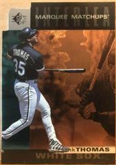 Frank Thomas #MM19 Baseball Cards 1997 SP Marquee Matchups Prices