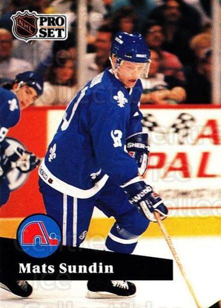 Mats Sundin #197 1991 Pro Set French Hockey