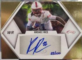 Rashee Rice [Gold] #A-RR Prices | 2023 Sage Autographs | Football Cards