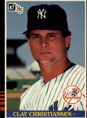 Clay Christiansen #396 Baseball Cards 1985 Donruss