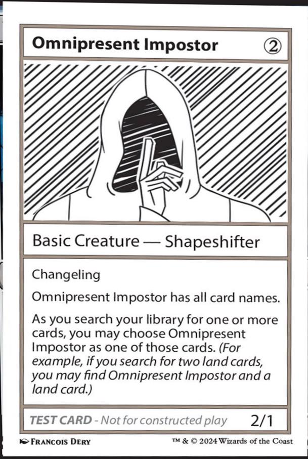 Omnipresent Impostor #268 Magic Mystery Booster 2