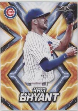 Kris Bryant #1 Baseball Cards 2017 Topps Fire