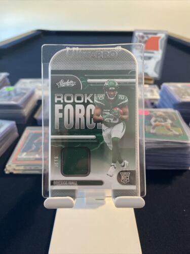 Breece Hall #RF-13 Football Cards 2022 Panini Absolute Rookie Force