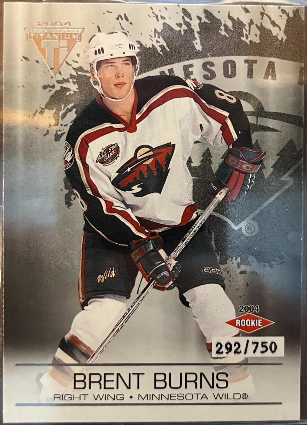 Brent Burns #123 Hockey Cards 2003 Pacific Private Stock Titanium