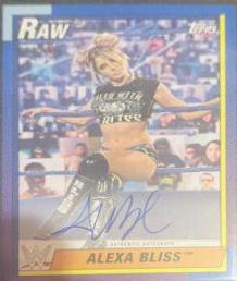 Alexa Bliss #A-AB Wrestling Cards 2021 Topps Heritage WWE Autographs