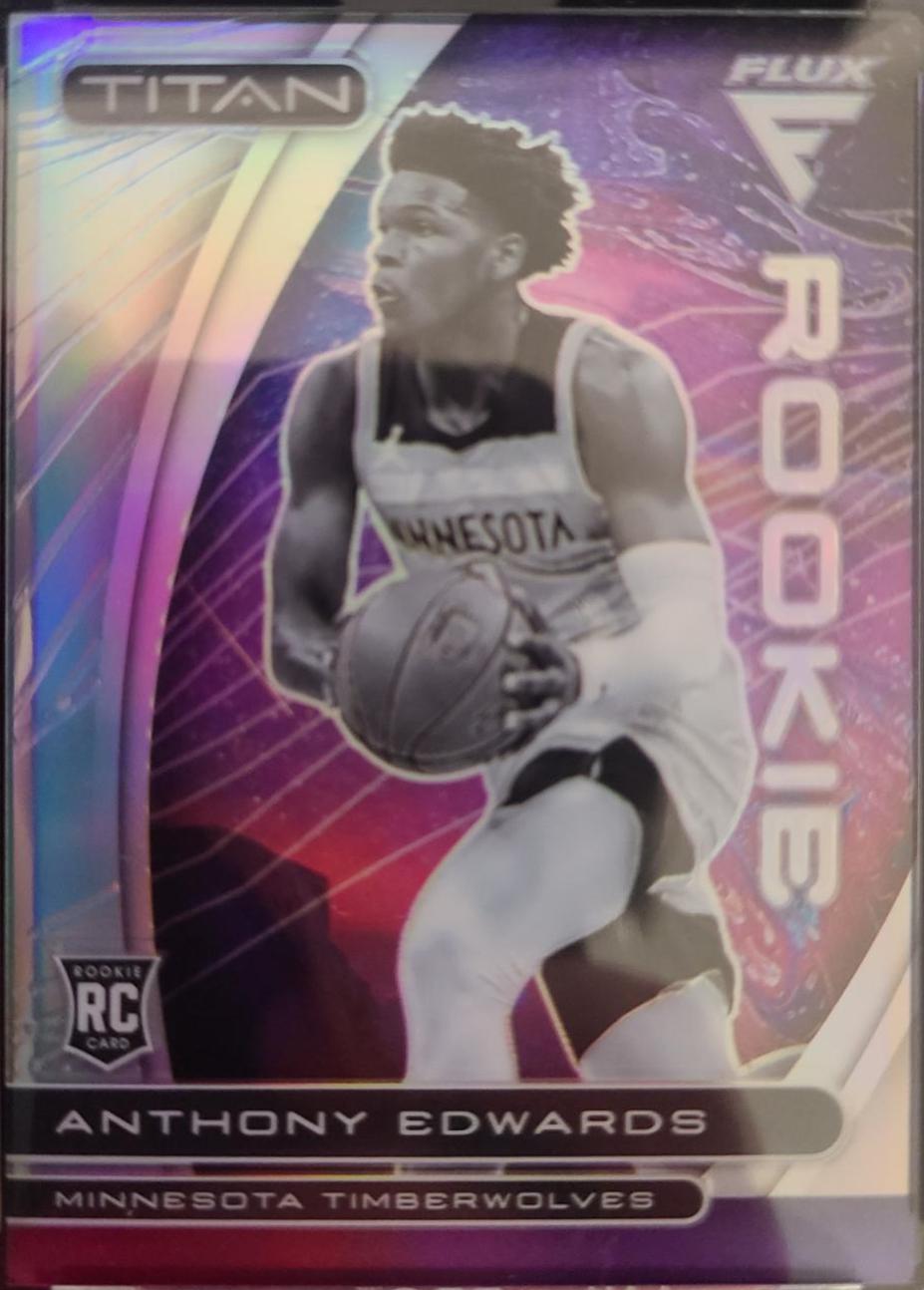 Anthony Edwards #6 2020-21 Panini Flux Basketball Titan Rookies