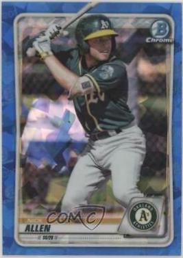 Nick Allen #BCP-105 Baseball Cards 2020 Bowman Chrome Prospects Sapphire