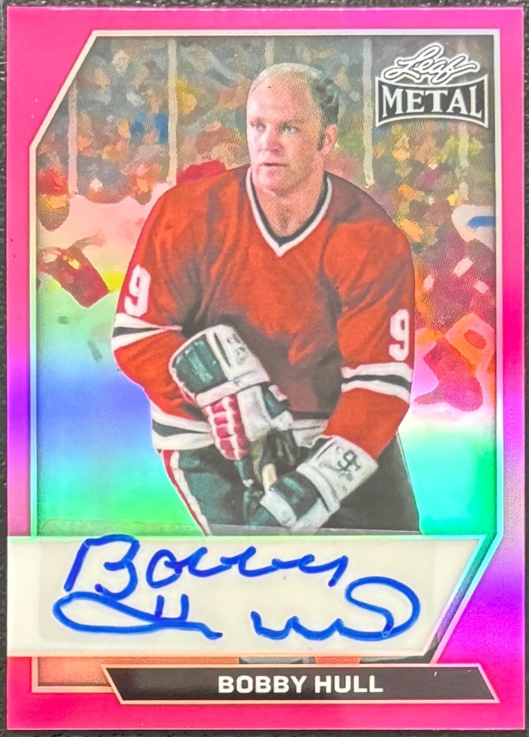 Bobby Hull #BA-BH1 2026 Leaf Metal Autograph Hockey