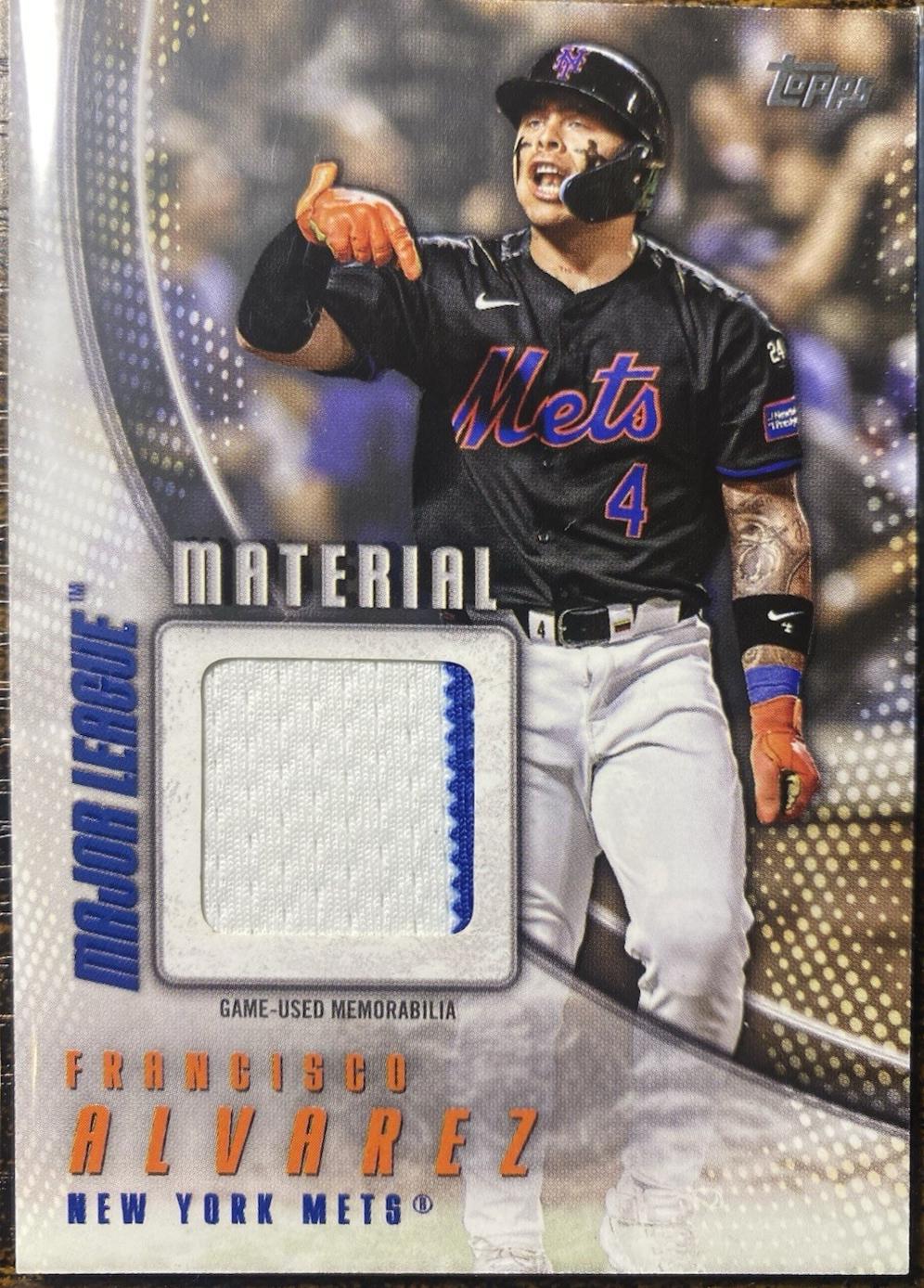 Francisco Alvarez #MLM2-FA 2025 Topps Major League Material Baseball