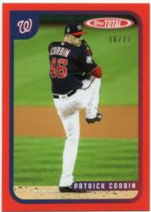 Patrick Corbin [Red] #422 Baseball Cards 2020 Topps Total Prices