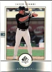 Jason Giambi #3 Baseball Cards 2000 SP Authentic Prices