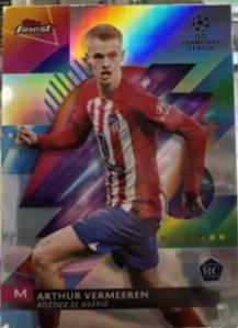 Arthur Vermeeren #6 2023 Topps Finest UEFA Club