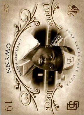 Tony Gwynn #81 2005 Sp Legendary Cuts Baseball