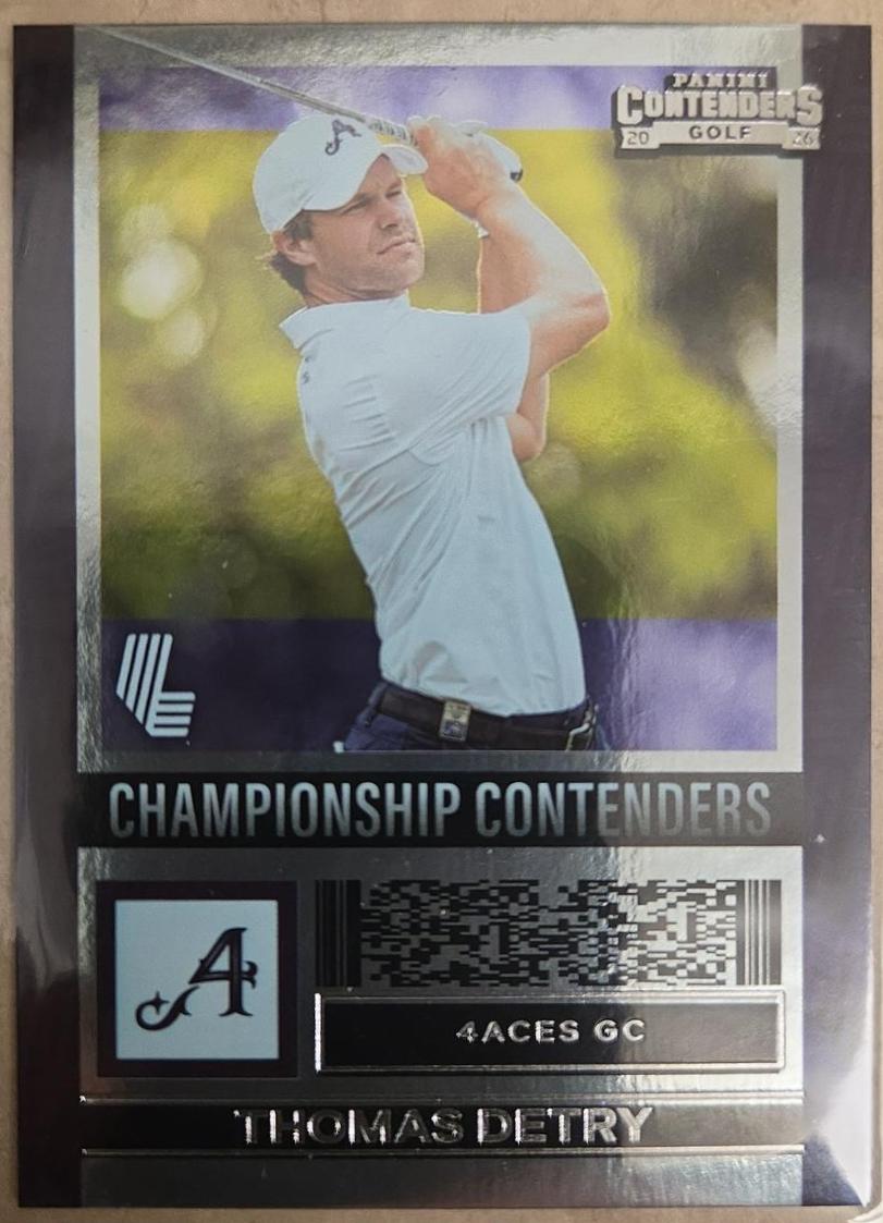 Thomas Detry #10 2026 Panini Contenders LIV Championship Golf