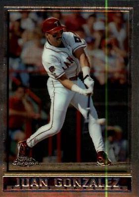 Juan Gonzalez #30 Baseball Cards 1998 Topps Chrome