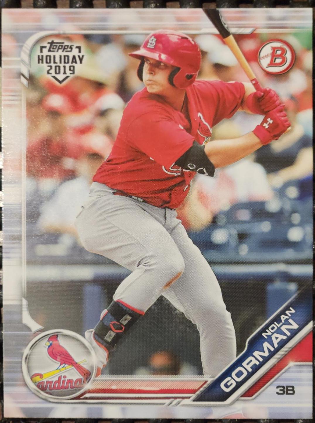 Nolan Gorman #TH-NG 2019 Topps Holiday Bowman Baseball