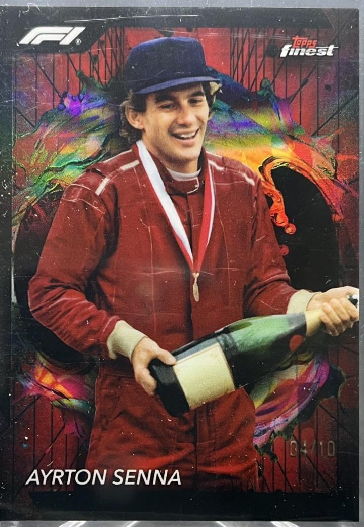 Ayrton Senna [Red Black Vapor Refractor] #284
