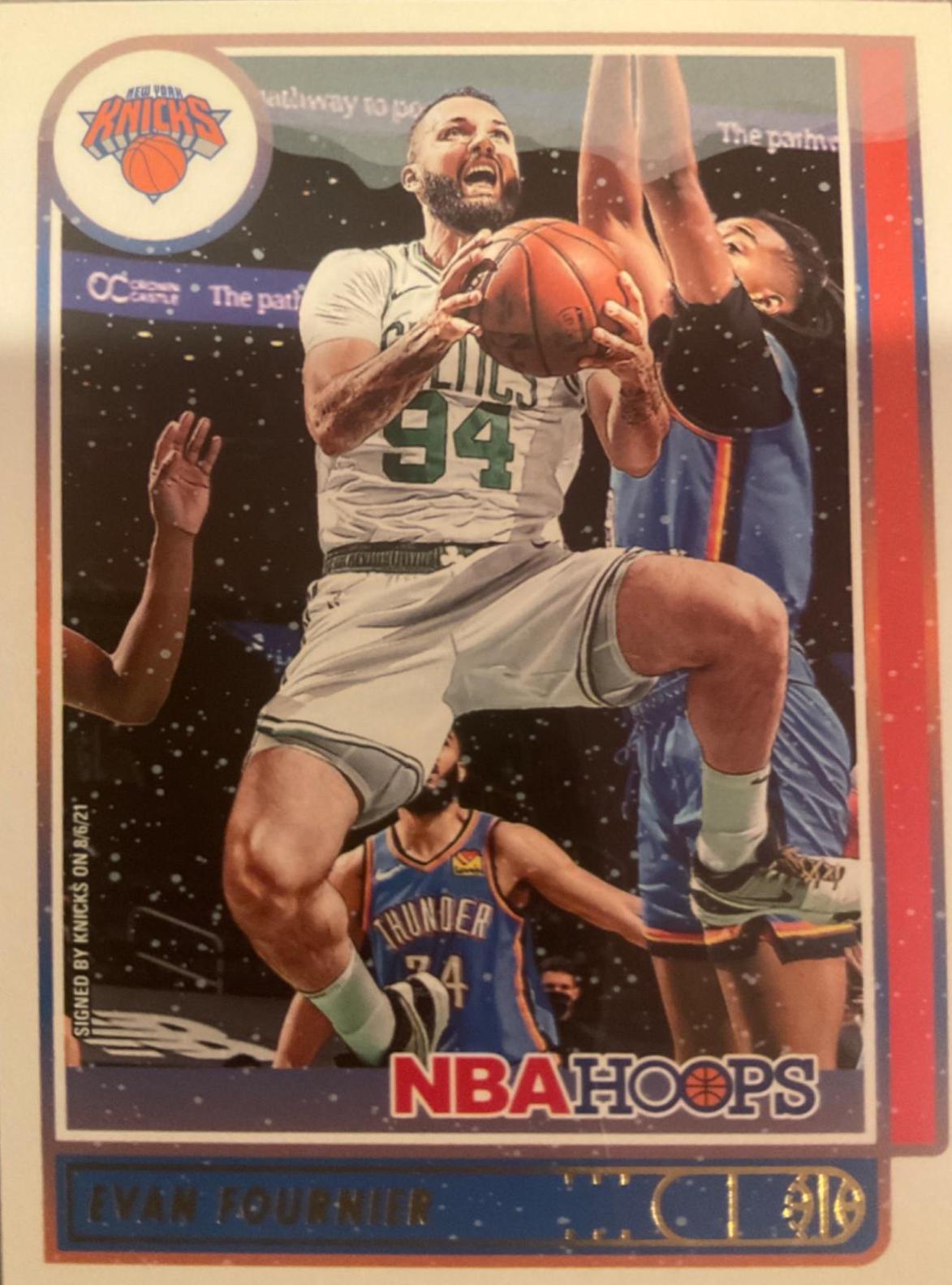 Evan Fournier #39 2021 Panini Hoops Winter Basketball
