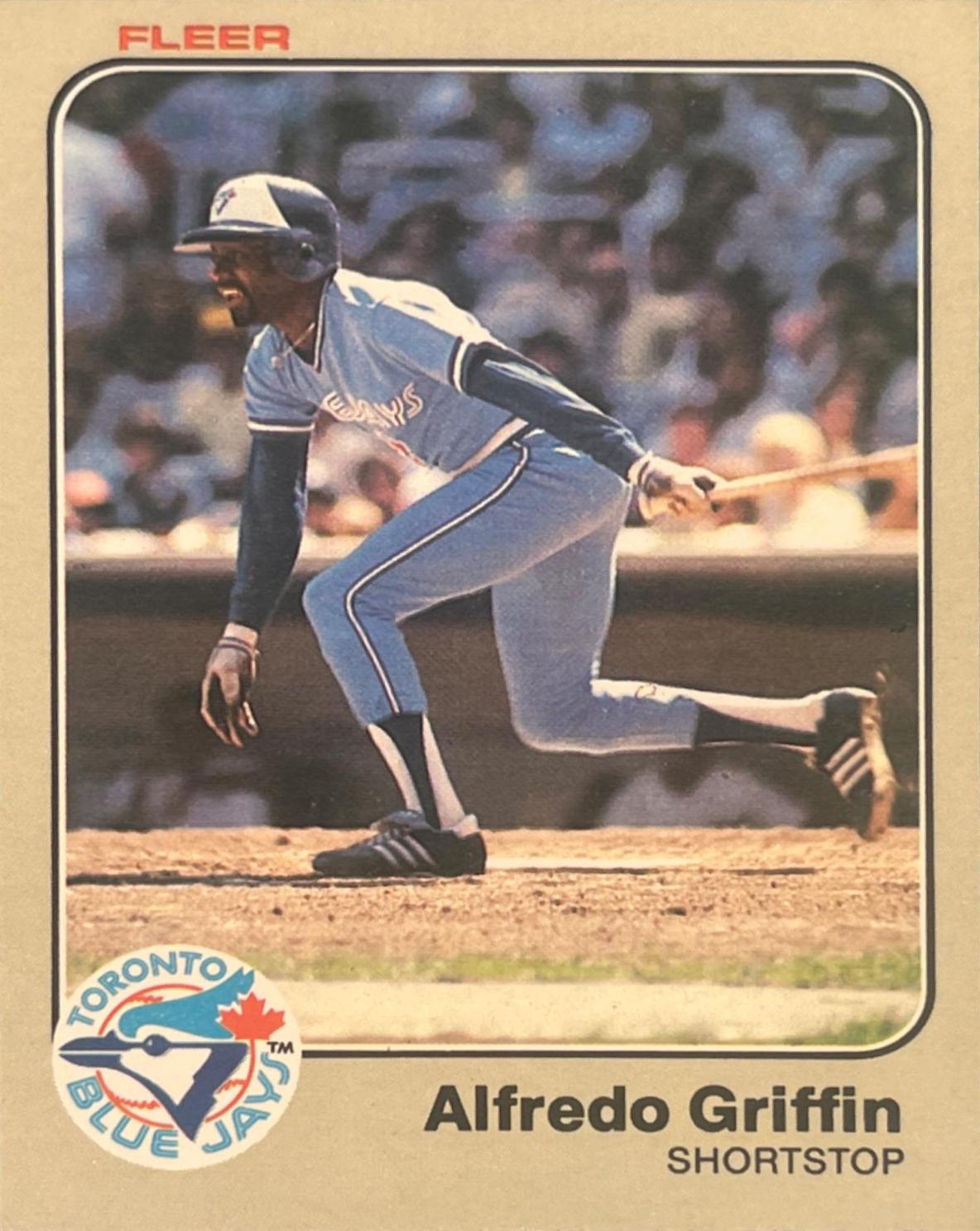 Alfredo Griffin #429 Baseball Cards 1983 Fleer