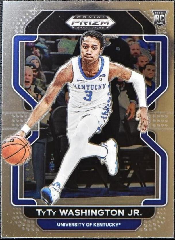 TyTy Washington Jr. #64 Basketball Cards 2022 Panini Prizm Draft Picks