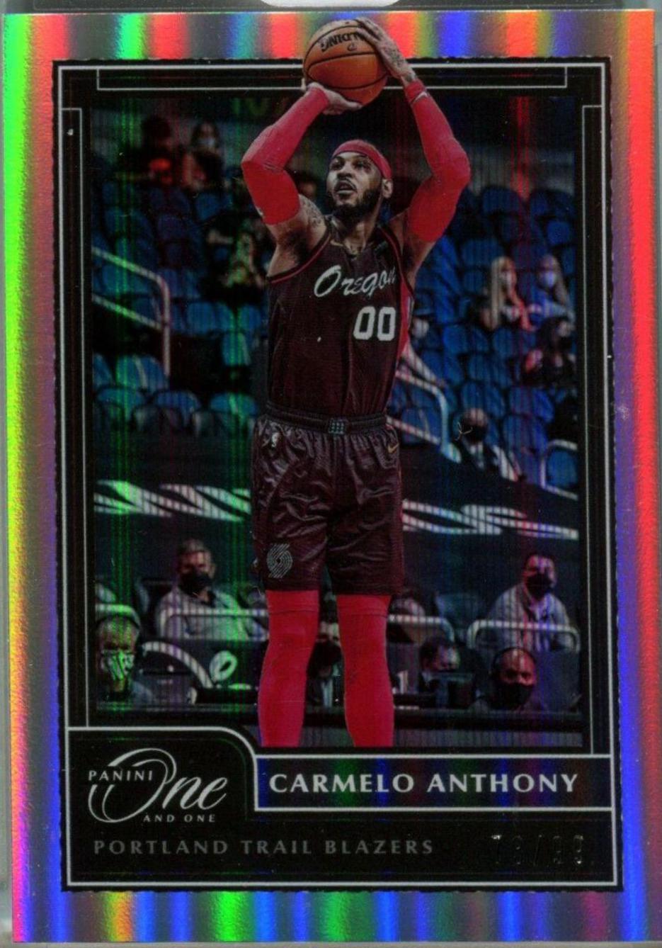 Carmelo Anthony #2 Basketball Cards 2020 Panini One and One